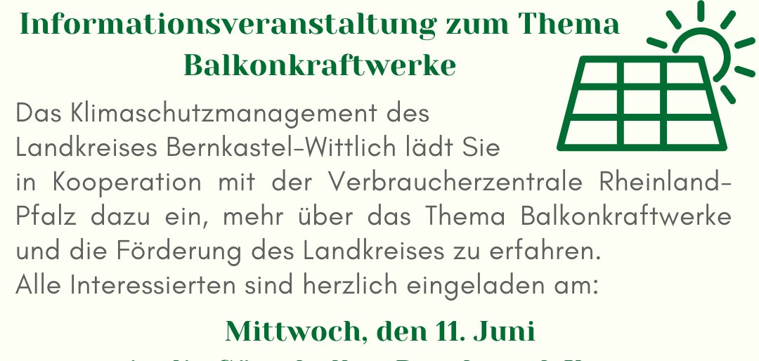 Grafik Bewerbung Informationsveranstaltung_Balkon PV_Bernkastel-Kues - 1 Grafik Bewerbung Informationsveranstaltung_Balkon PV_Bernkastel-Kues - 1