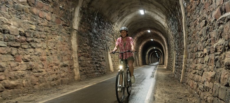 Maare-Mosel-Radweg, Pleiner Tunnel